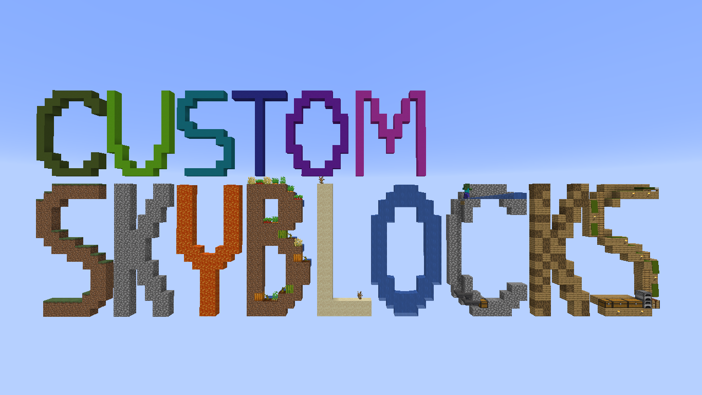 İndir Custom SkyBlocks için Minecraft 1.14.4